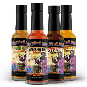BBD Hot Sauce Variety Pack 5 oz. Case x 4